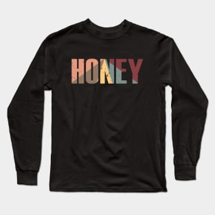 Honey Retro 80s Long Sleeve T-Shirt